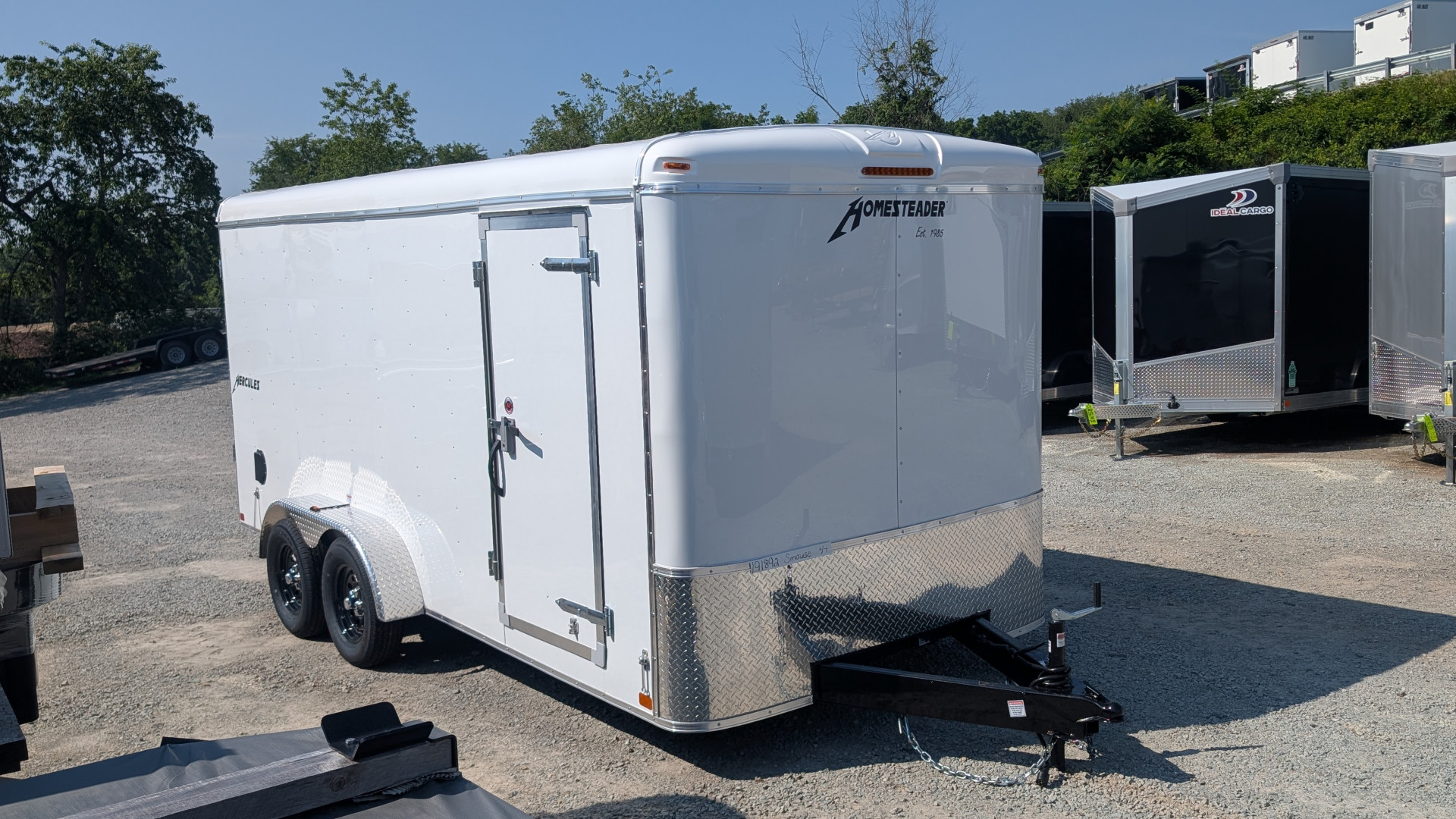 New 2026 Homesteader 7x16 HD Hercules Cargo Trailer w/ Rear Barn Doors