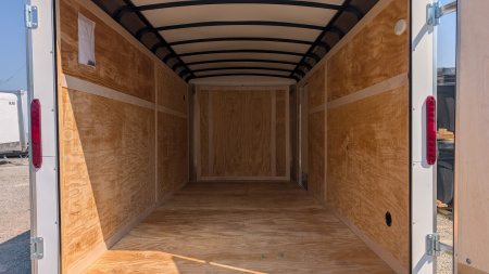 New 2026 Homesteader 7x16 HD Hercules Cargo Trailer w/ Rear Barn Doors