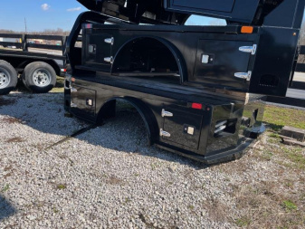 New 2022 Load Trail TRUCK BED SKIRTED 8'6 X 97  CTA 56  38  FRAME RAIL WIDTH 2016 & OLDER FORD MODEL TRUCKS Flat Decks