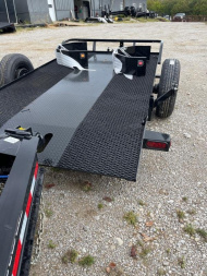 New 77  X 12' SINGLE AXLE SCISSOR HAULER