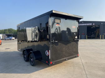 New United UJ 16' V-Nose Enclosed Cargo Trailer