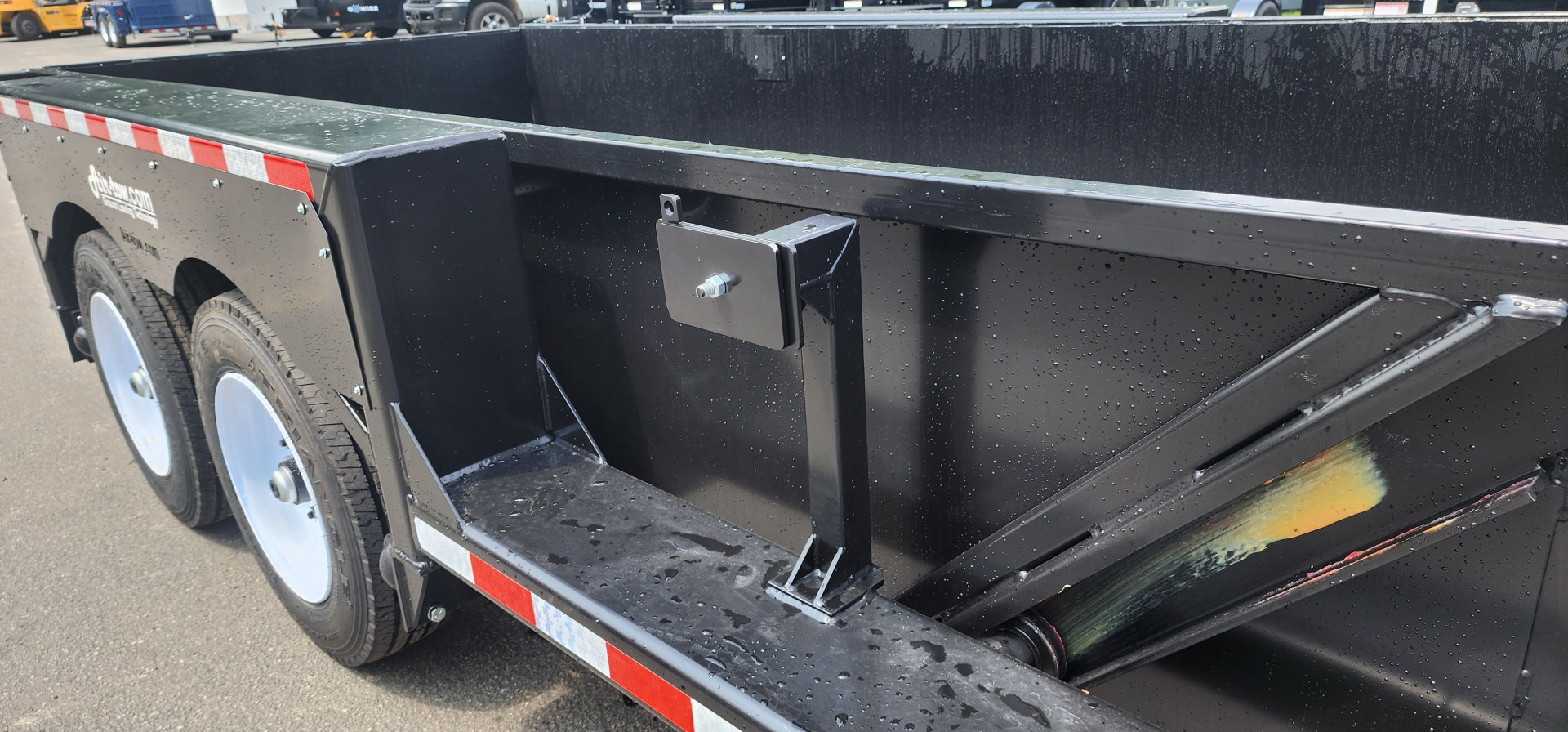 New 6' 3" x 16 Air Tow UT16-14 Drop Deck Utility Flatbed Equipment Trailer 18k w/24" Sides