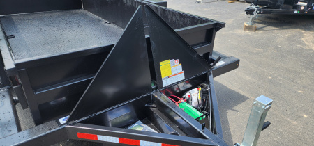 New 6' 3" x 16 Air Tow UT16-14 Drop Deck Utility Flatbed Equipment Trailer 18k w/24" Sides