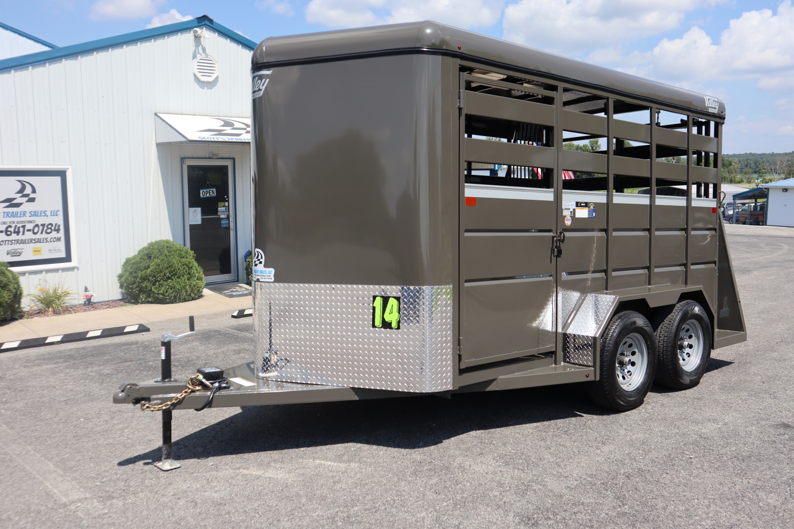 New 2026 Valley Trailers 2-Horse Economy Slant 14' x 6'8" x 7' (2800)