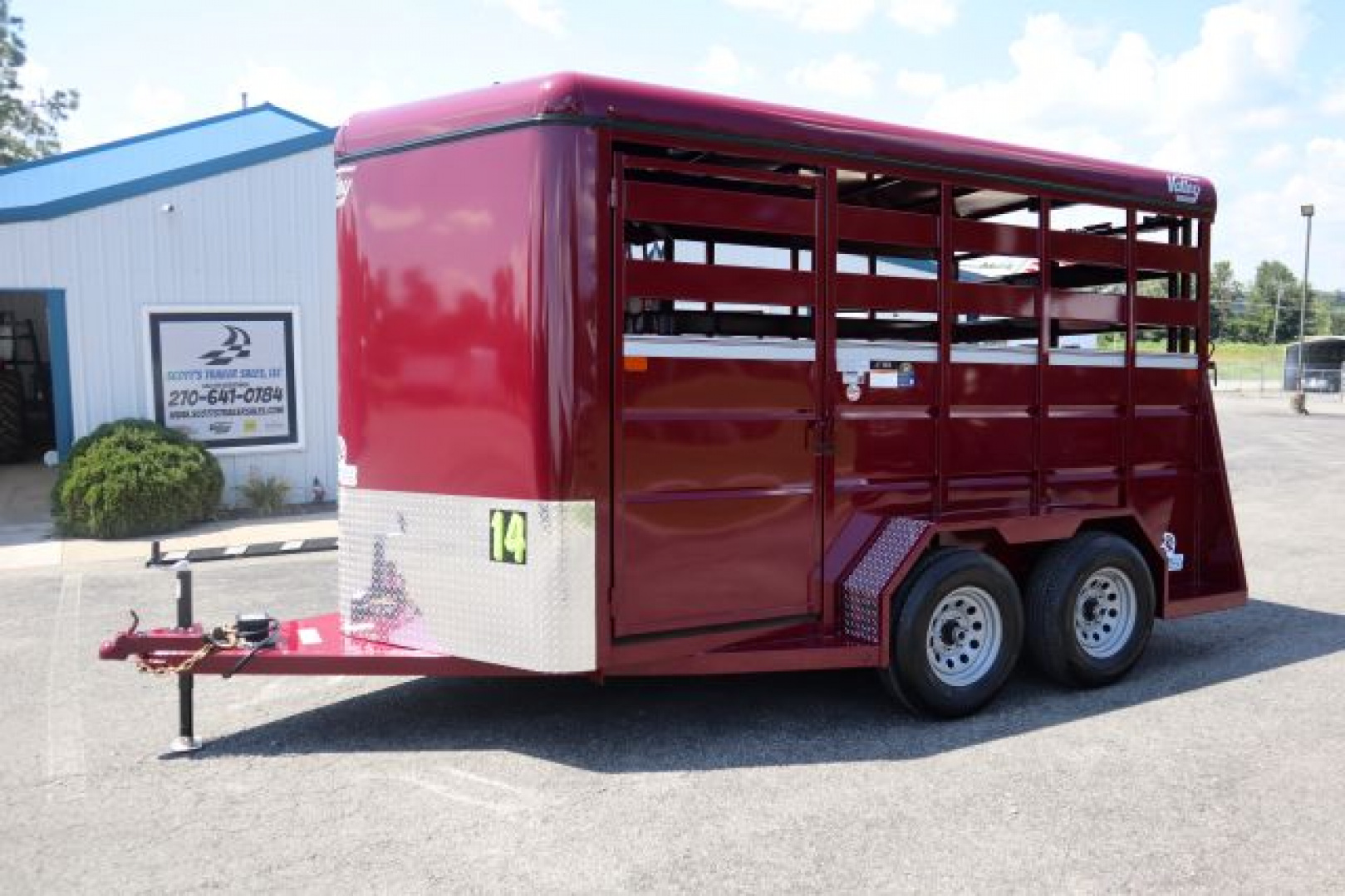 New 2026 Valley Trailers 2-Horse Economy Slant 14' x 6'8" x 7' (2800)