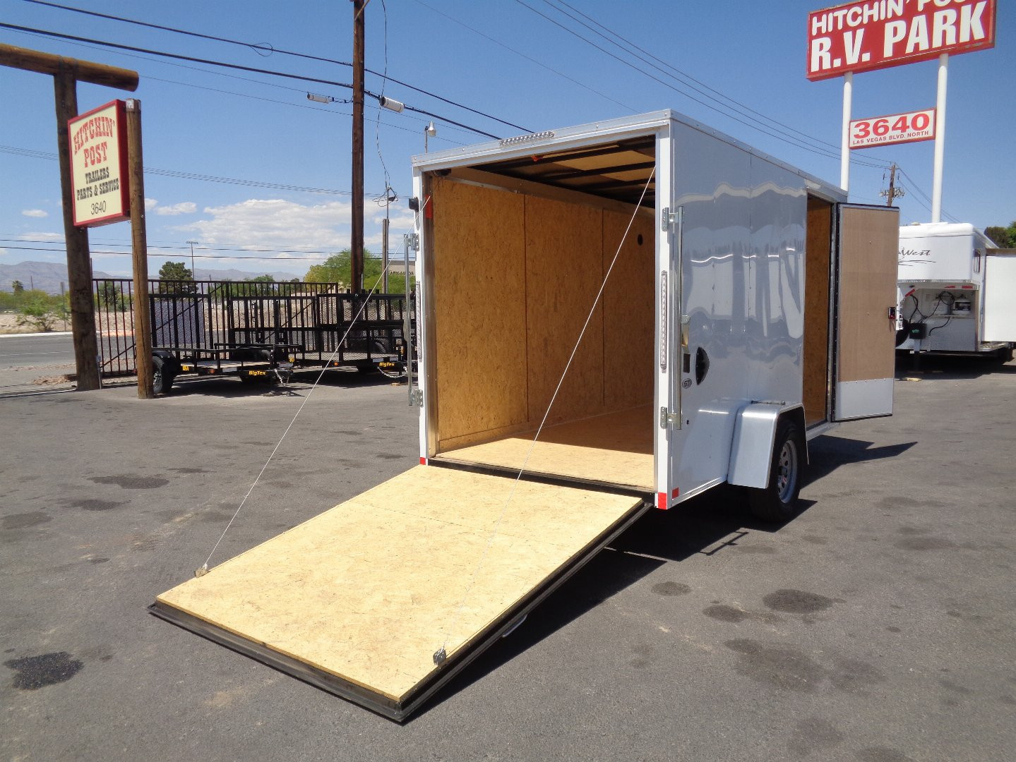 New 2026 Pace American 6x12 - Out Back DLX - V-Nose Single Axle Cargo Trailer