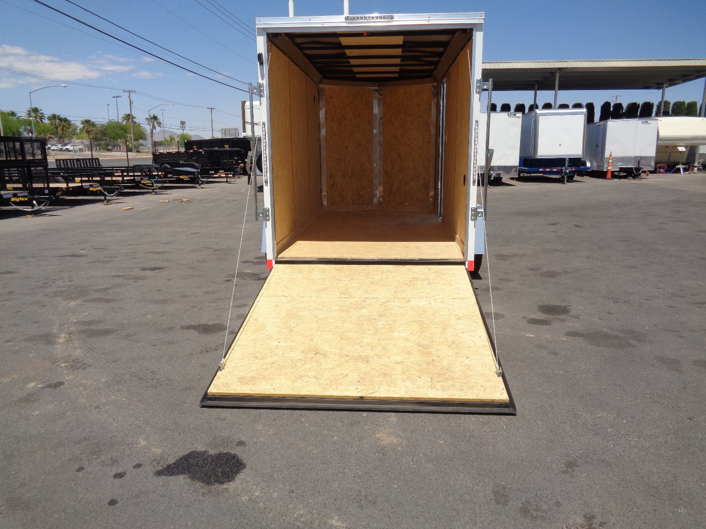 New 2026 Pace American 6x12 - Out Back DLX - V-Nose Single Axle Cargo Trailer