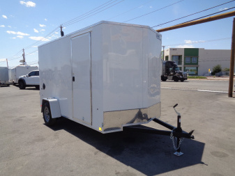 New 2026 Pace American 6x12 - Out Back DLX - V-Nose Single Axle Cargo Trailer