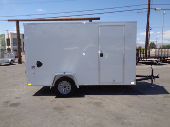 New 2026 Pace American 6x12 - Out Back DLX - V-Nose Single Axle Cargo Trailer