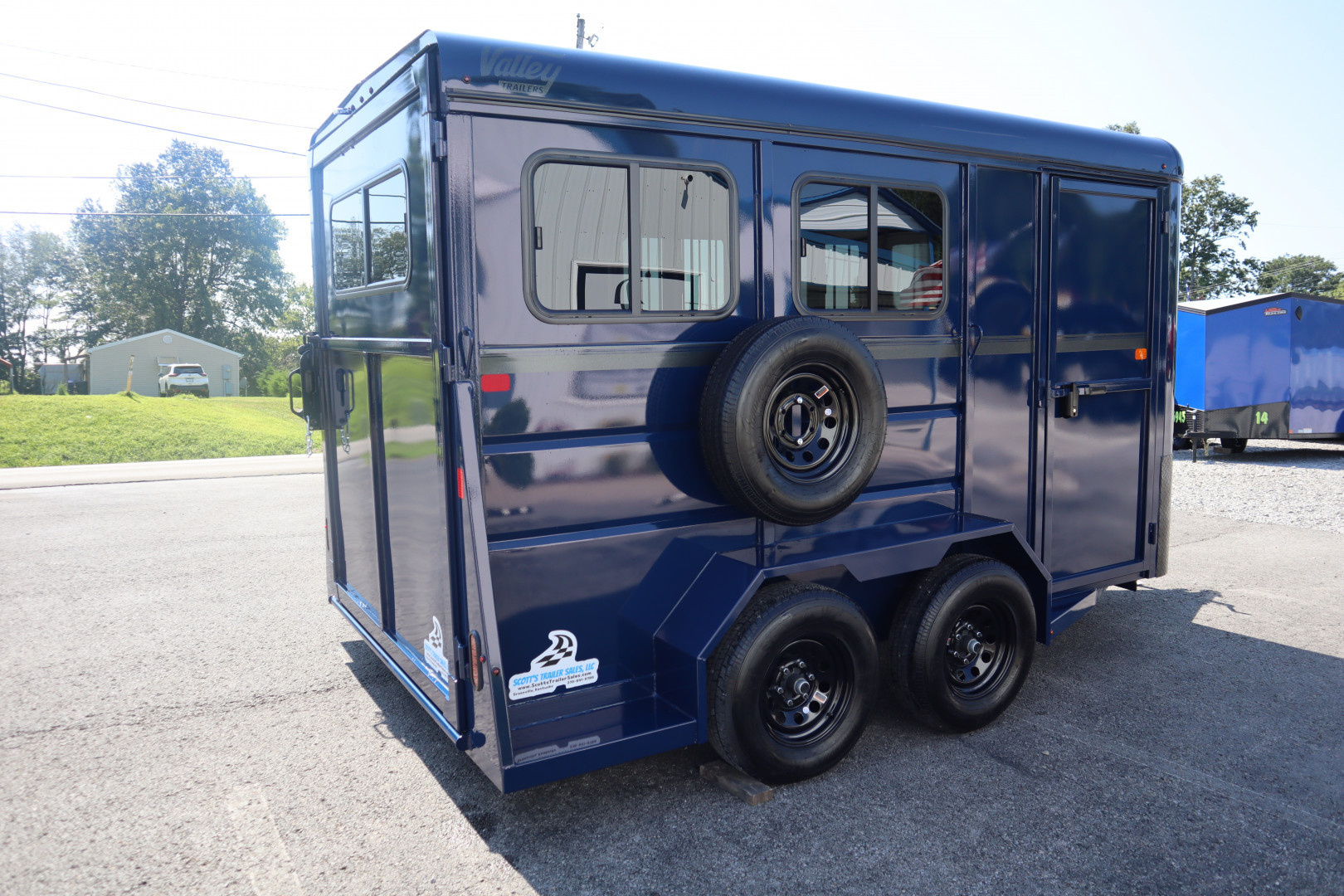 New 2026 Valley Trailers 2-Horse Slant Tack 14' x 6'8" x 7' (2820) Thoroughbred