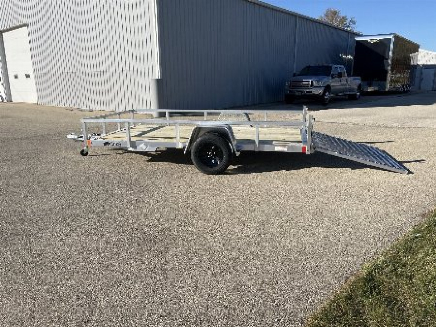 New *INCOMING* 2025 Black Rhino *INCOMING* Aluminum 6'x12' EXS612 w/ Wood Deck Utility Trailer