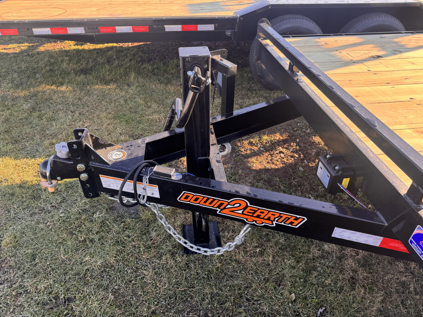 New 2026 Down 2 Earth Trailers DTE10220EDO7B 14K Equipment Trailer DECKOVER DRIVE OVER FENDERS