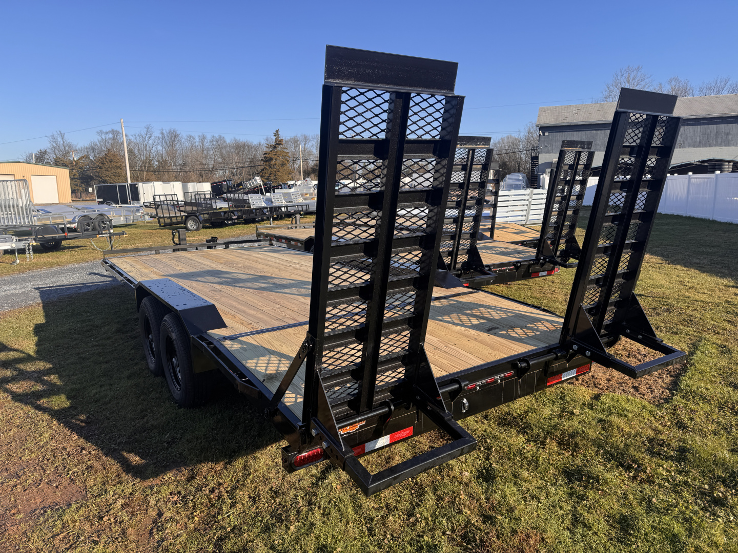 New 2026 Down 2 Earth Trailers DTE10220EDO7B 14K Equipment Trailer DECKOVER DRIVE OVER FENDERS