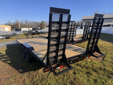 New 2026 Down 2 Earth Trailers DTE10220EDO7B 14K Equipment Trailer DECKOVER DRIVE OVER FENDERS