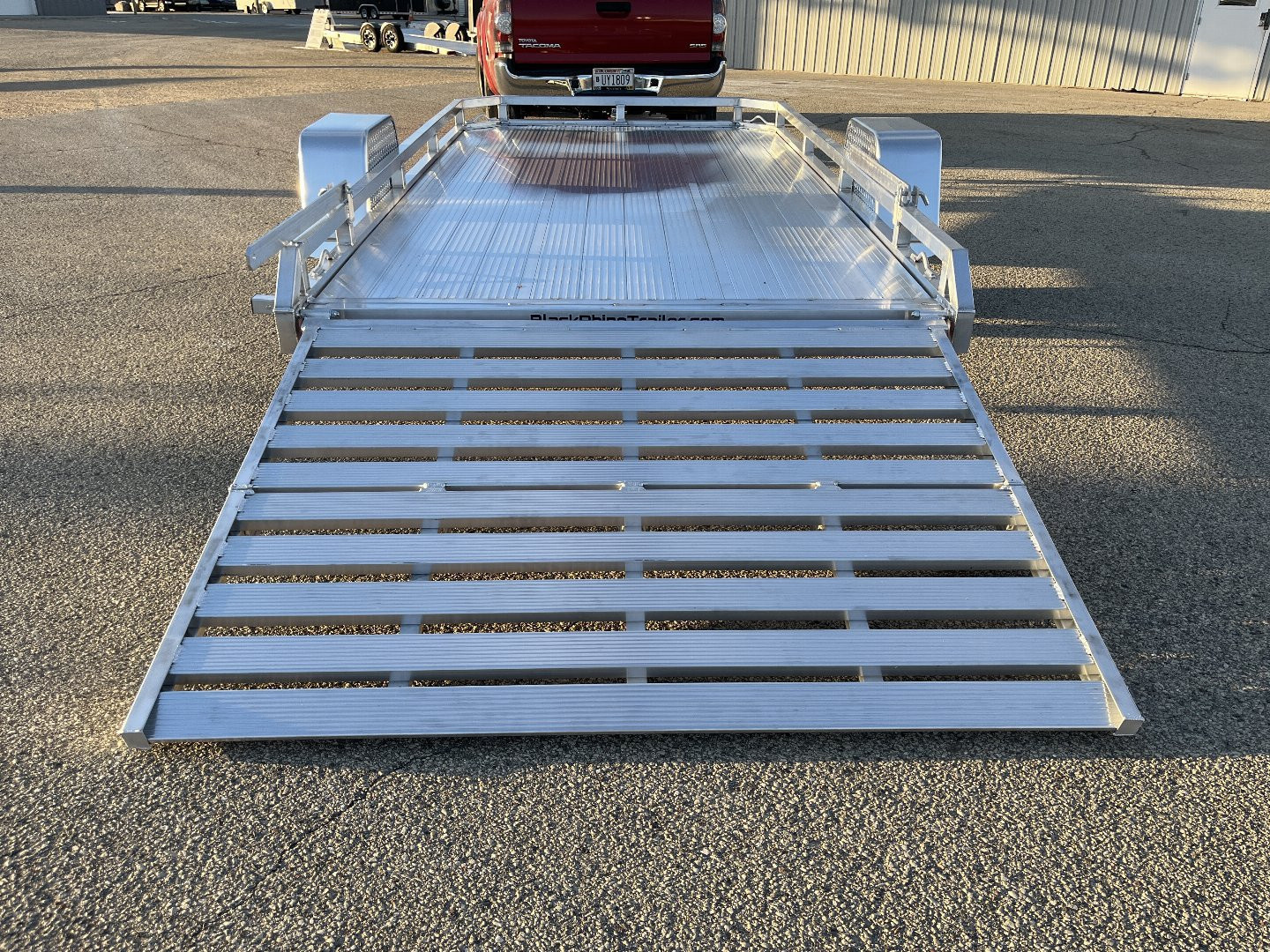 New 2026 Black Rhino *INCOMING* Aluminum 74"x12' Low Profile LPS7812A w/ Bi-Fold Gate ATV Trailer