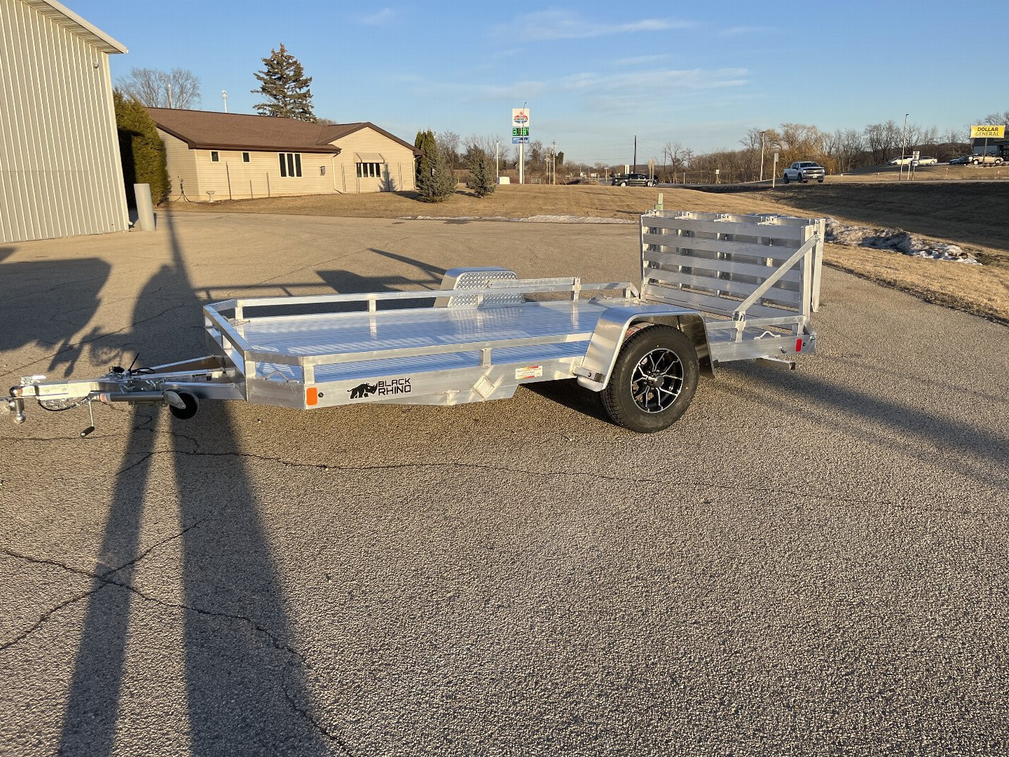 New 2026 Black Rhino *INCOMING* Aluminum 74"x12' Low Profile LPS7812A w/ Bi-Fold Gate ATV Trailer