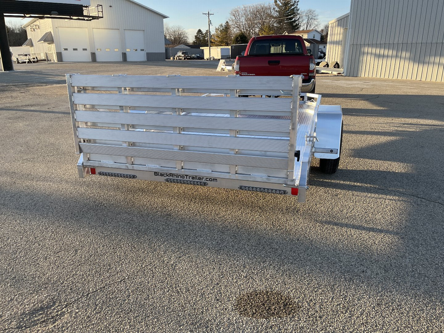 New 2026 Black Rhino *INCOMING* Aluminum 74"x12' Low Profile LPS7812A w/ Bi-Fold Gate ATV Trailer