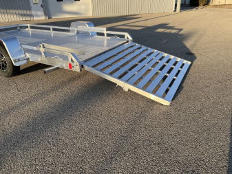 New 2026 Black Rhino *INCOMING* Aluminum 74"x12' Low Profile LPS7812A w/ Bi-Fold Gate ATV Trailer