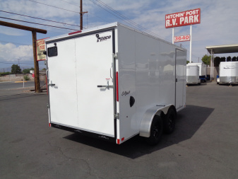 New 2026 Pace American 7x14 - Out Back DLX - V-Nose Tandem Axle 7k Cargo Trailer
