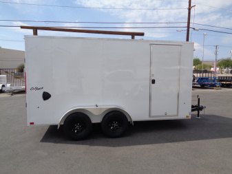 New 2026 Pace American 7x14 - Out Back DLX - V-Nose Tandem Axle 7k Cargo Trailer
