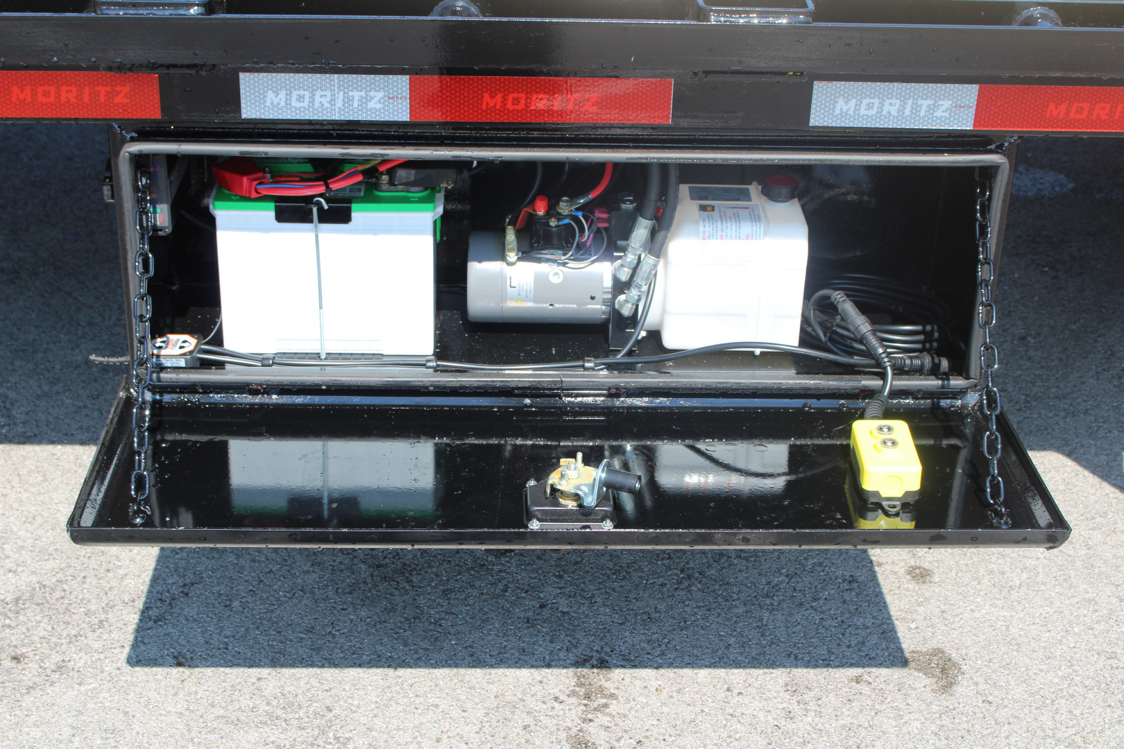 New 2025 Moritz FDGH Hydraulic Tail 32' GOOSENECK Deckover Flatbed ...