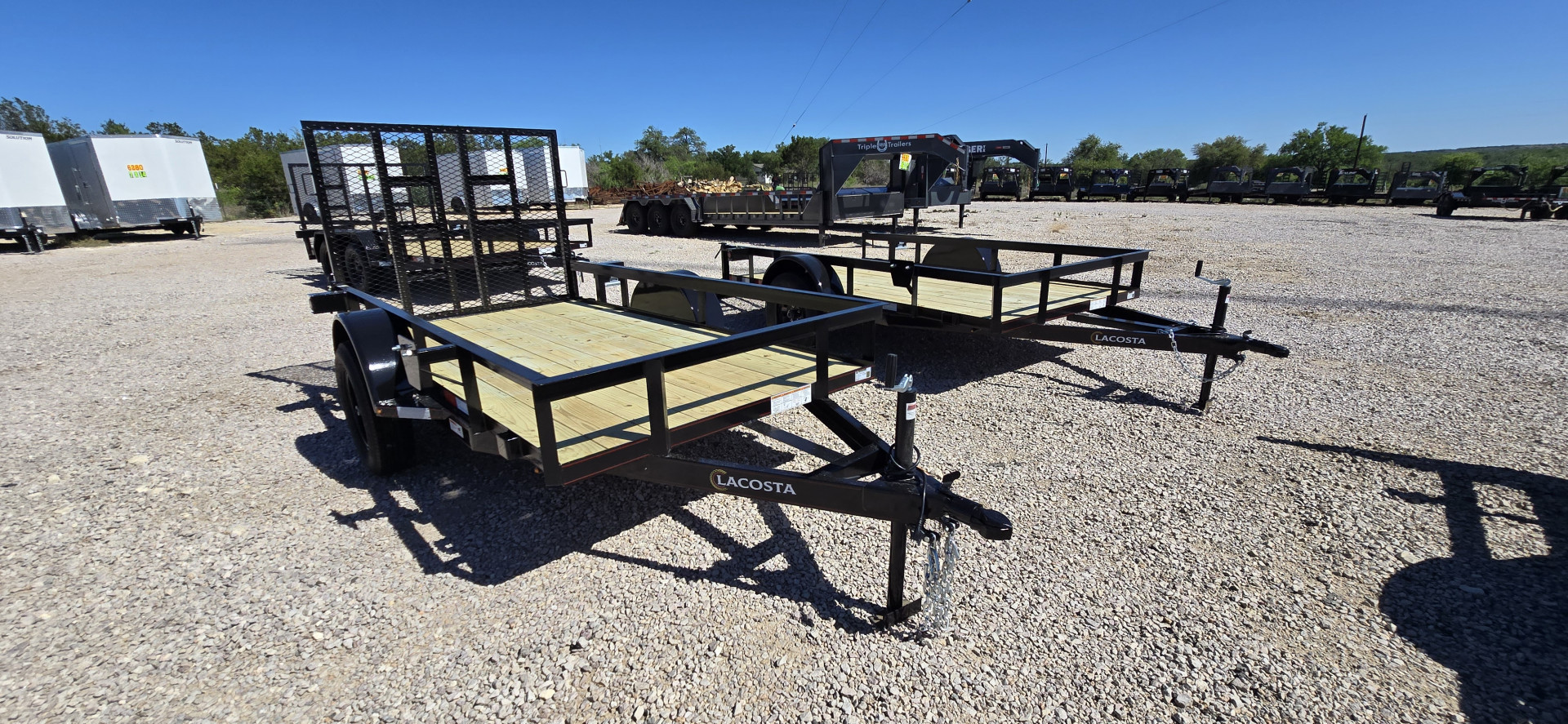 New 2025 Lacosta - Utility Trailer - 6' x 10' - GATE