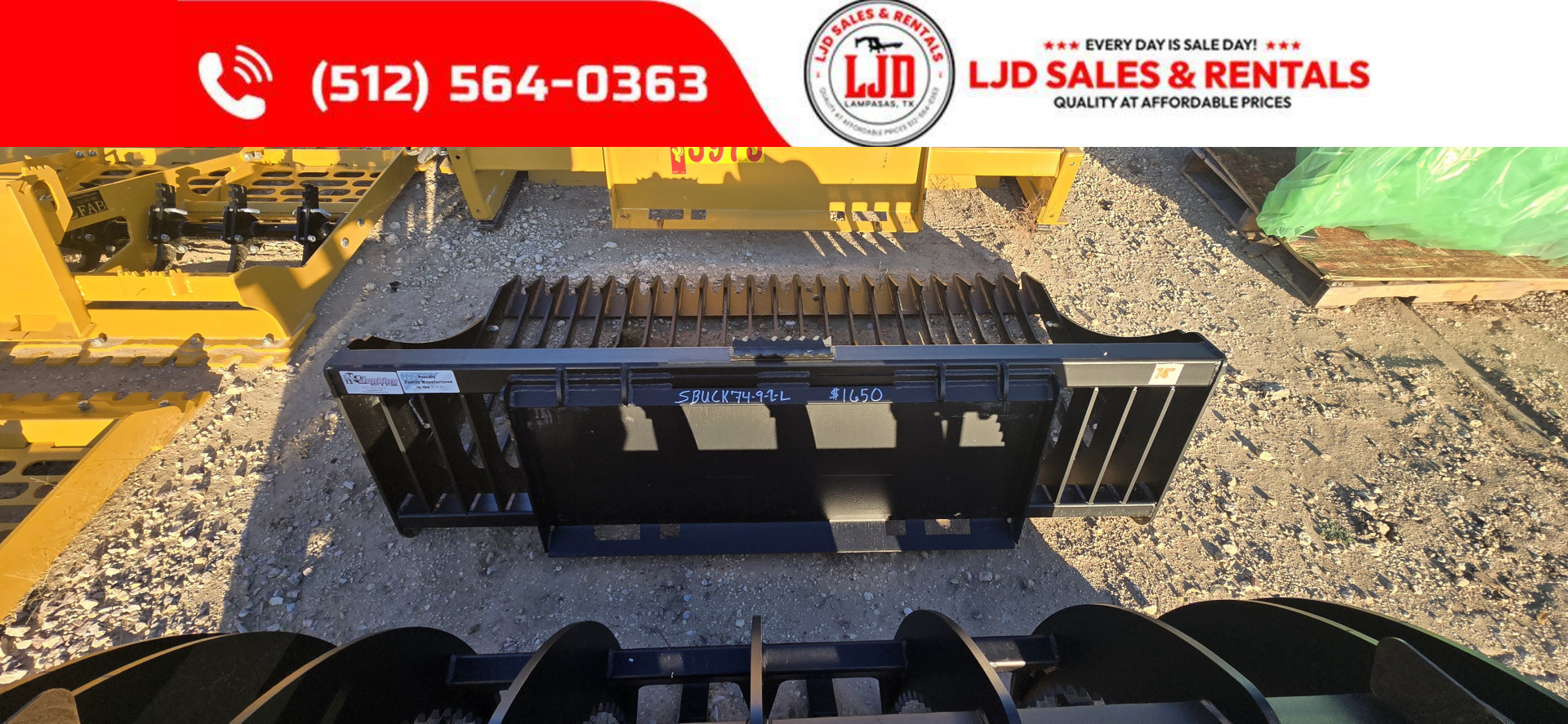 New 2025 Lacosta - Utility Trailer - 6' x 10' - GATE