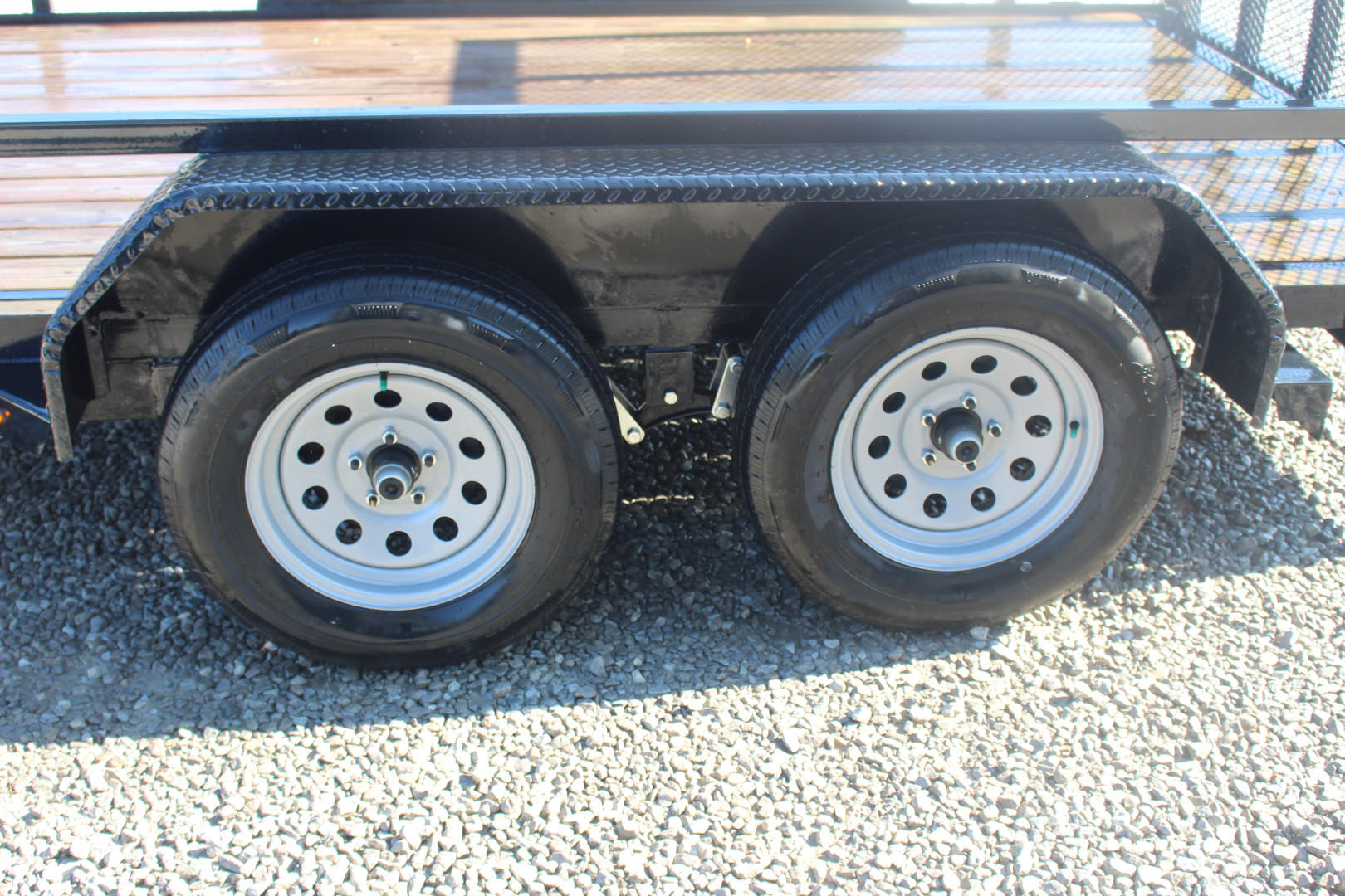 Used 2023 Sure-Trac 7' x 14' Tandem Axle Tube Top Utility Trailer - 7000# GVW