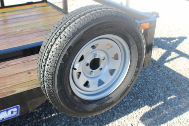 Used 2023 Sure-Trac 7' x 14' Tandem Axle Tube Top Utility Trailer - 7000# GVW