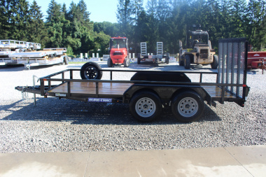 Used 2023 Sure-Trac 7' x 14' Tandem Axle Tube Top Utility Trailer - 7000# GVW