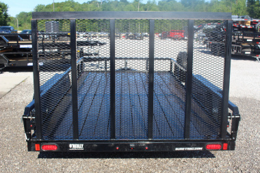 Used 2023 Sure-Trac 7' x 14' Tandem Axle Tube Top Utility Trailer - 7000# GVW