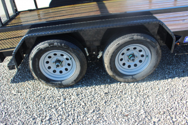 Used 2023 Sure-Trac 7' x 14' Tandem Axle Tube Top Utility Trailer - 7000# GVW