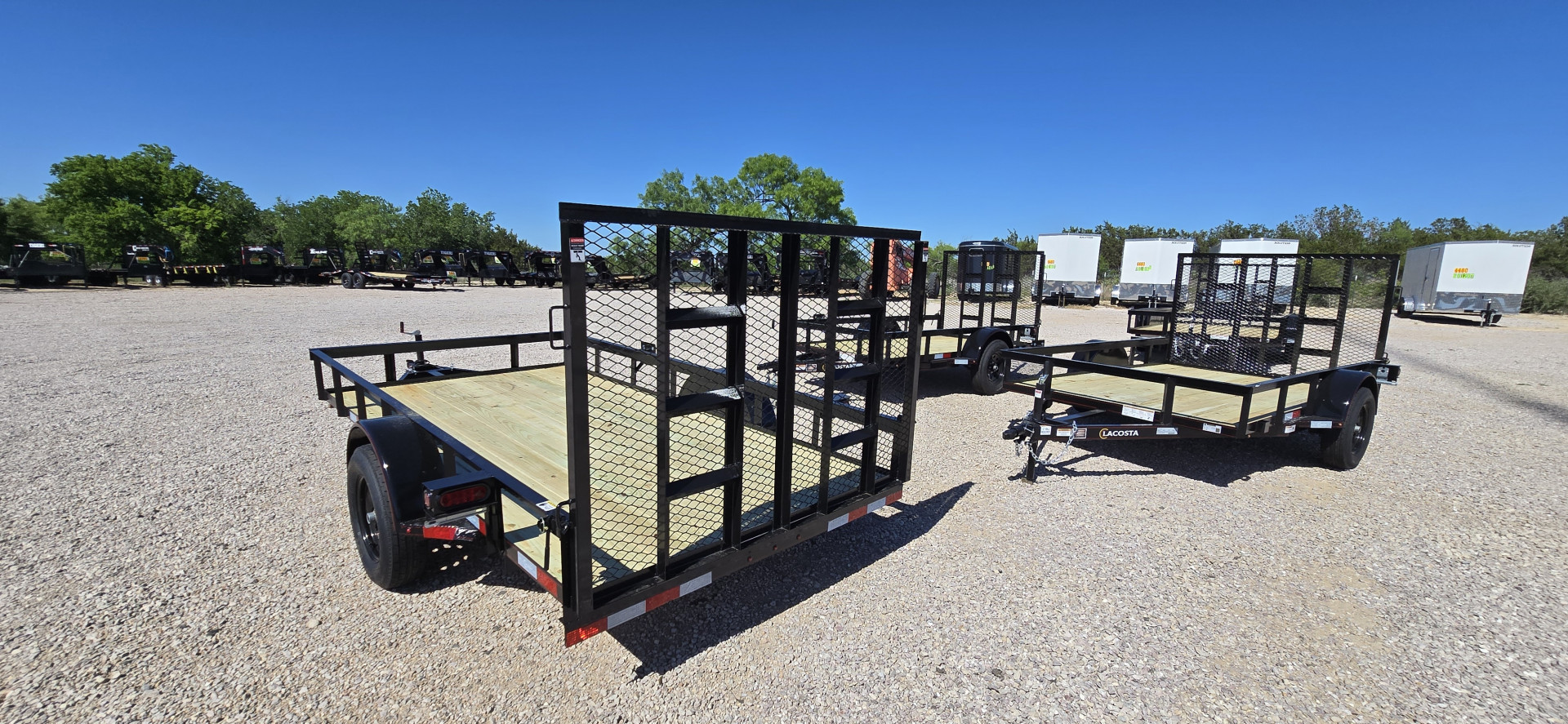 New 2025 Lacosta - Utility Trailer 6' x 12' - Gate