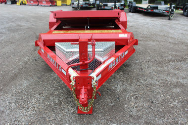New 2025 Moritz 7' x 16' + 4' Low Pro - Gravity Tilt - Equipment Trailer - 14000# GVW
