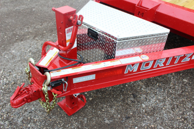 New 2025 Moritz 7' x 16' + 4' Low Pro - Gravity Tilt - Equipment Trailer - 14000# GVW