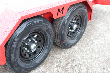 New 2025 Moritz 7' x 16' + 4' Low Pro - Gravity Tilt - Equipment Trailer - 14000# GVW