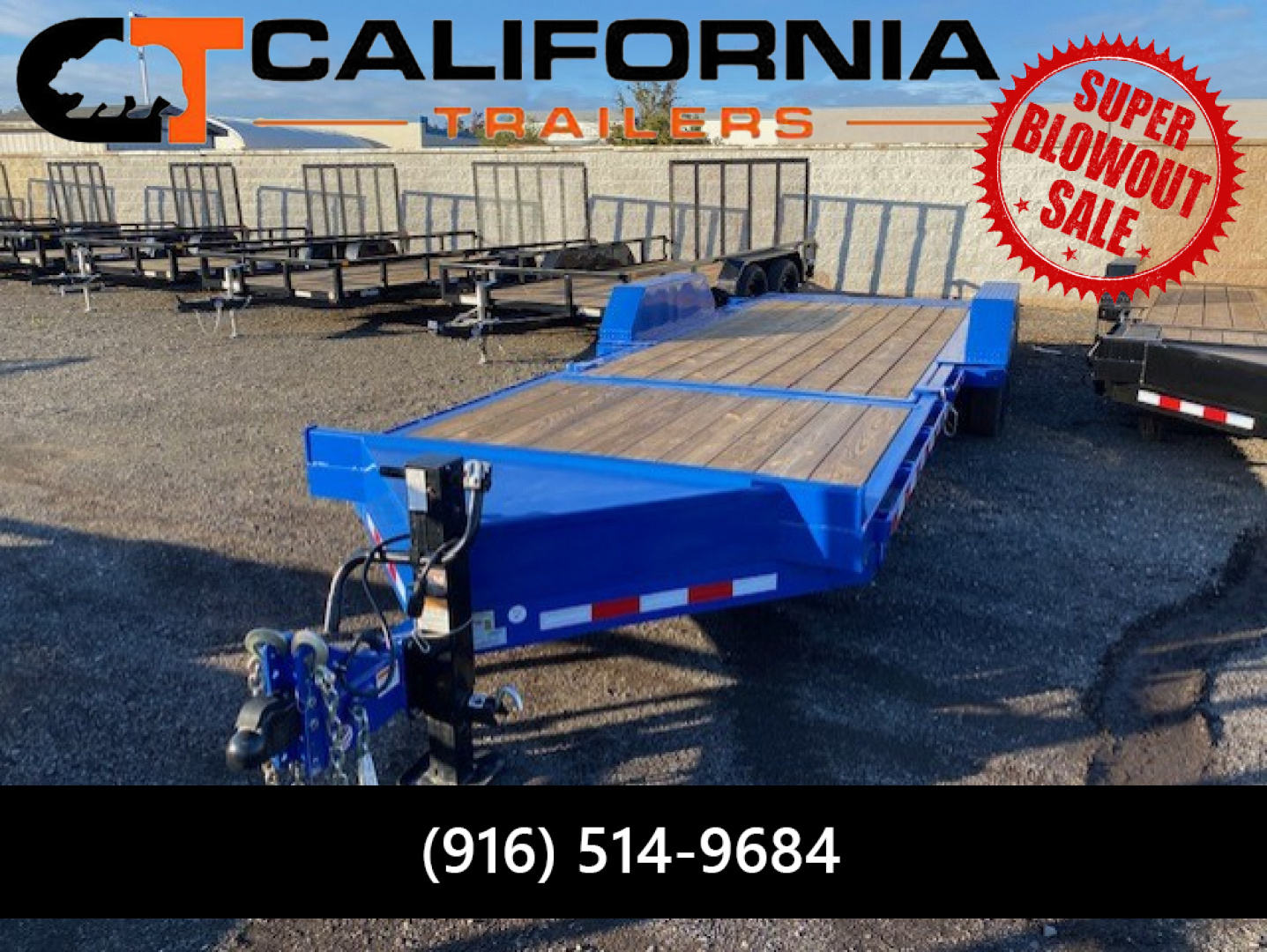 New 83x22 Tandem Axle 15.4K Tilt Trailer