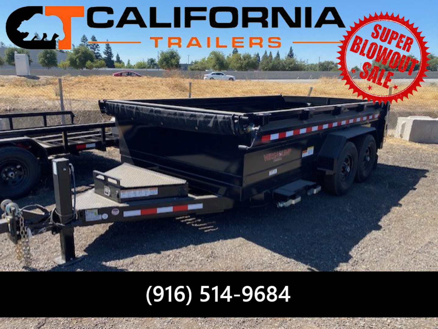 New 82x14 Tandem Axle 15.4K Dump w/Scissor