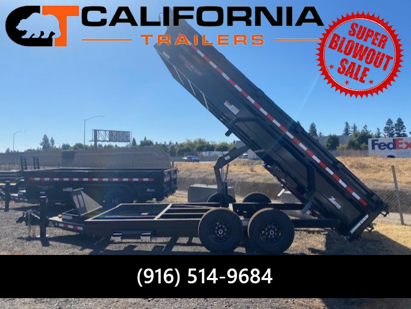 New 82x16 Tandem Axle 15.4K Dump w/Scissor