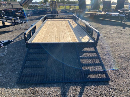 New 7x18 Tandem Axle 7K Tube Top Utility Trailer