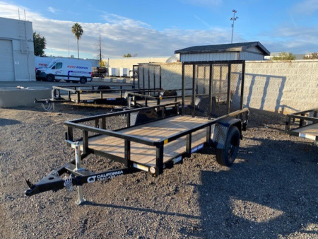 New 5x10 Single Axle 3K Tube Top Utility