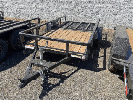 New 5x10 Single Axle 3K Tube Top Utility Trailer