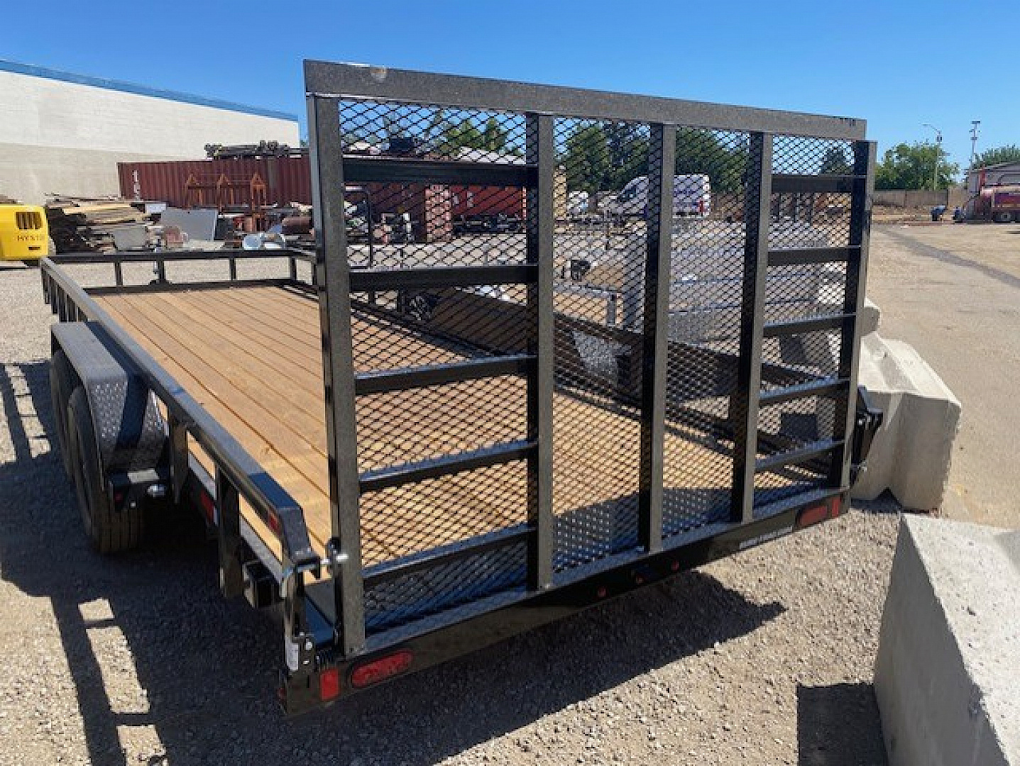 New 7x20 Tandem Axle 10K Tube Top Utility Trailer