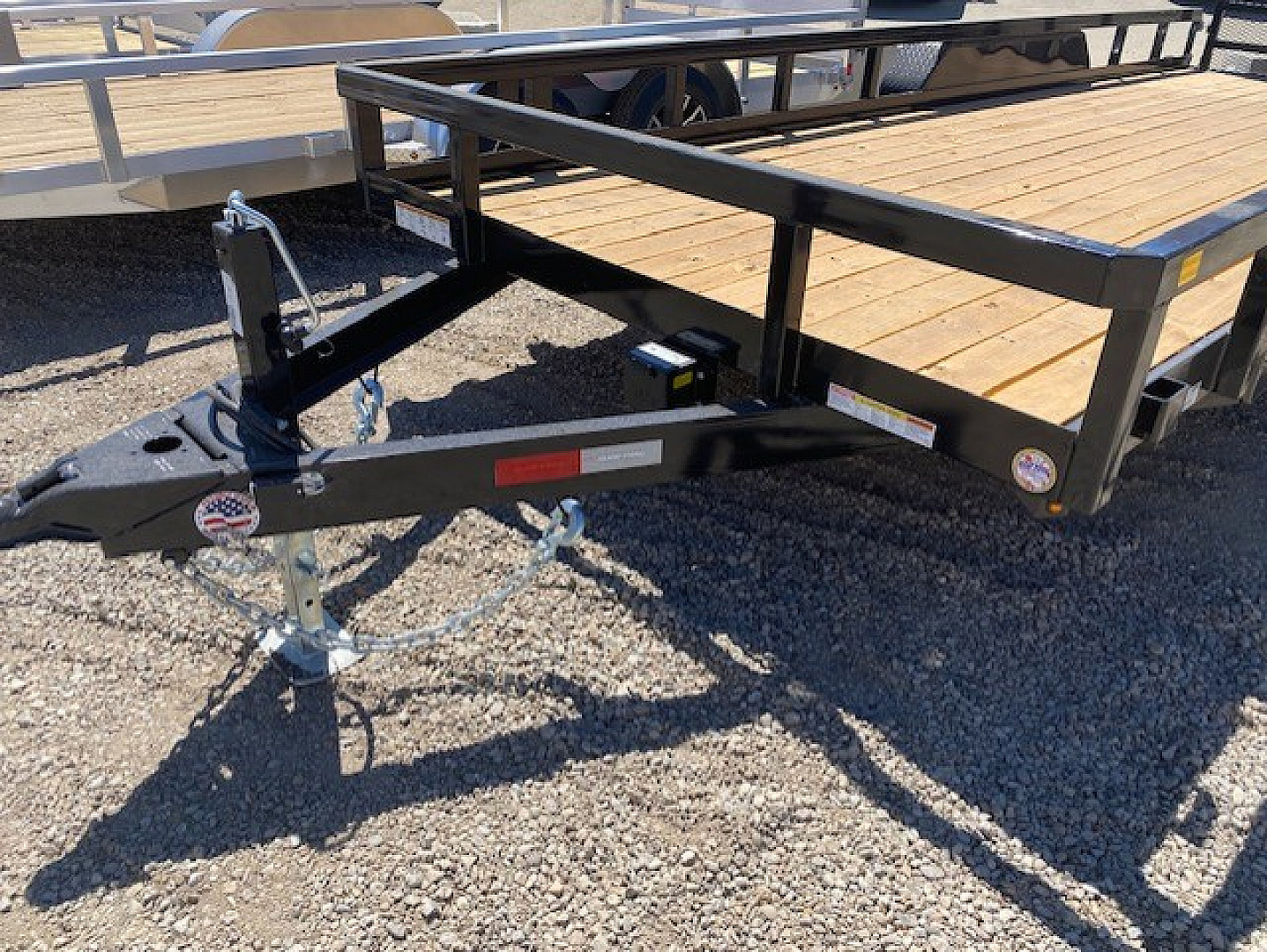 New 7x20 Tandem Axle 10K Tube Top Utility Trailer