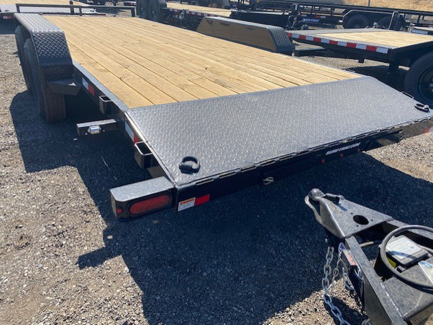 New 7x20 (18+2) Tandem Axle 10K C-Channel Car Hauler