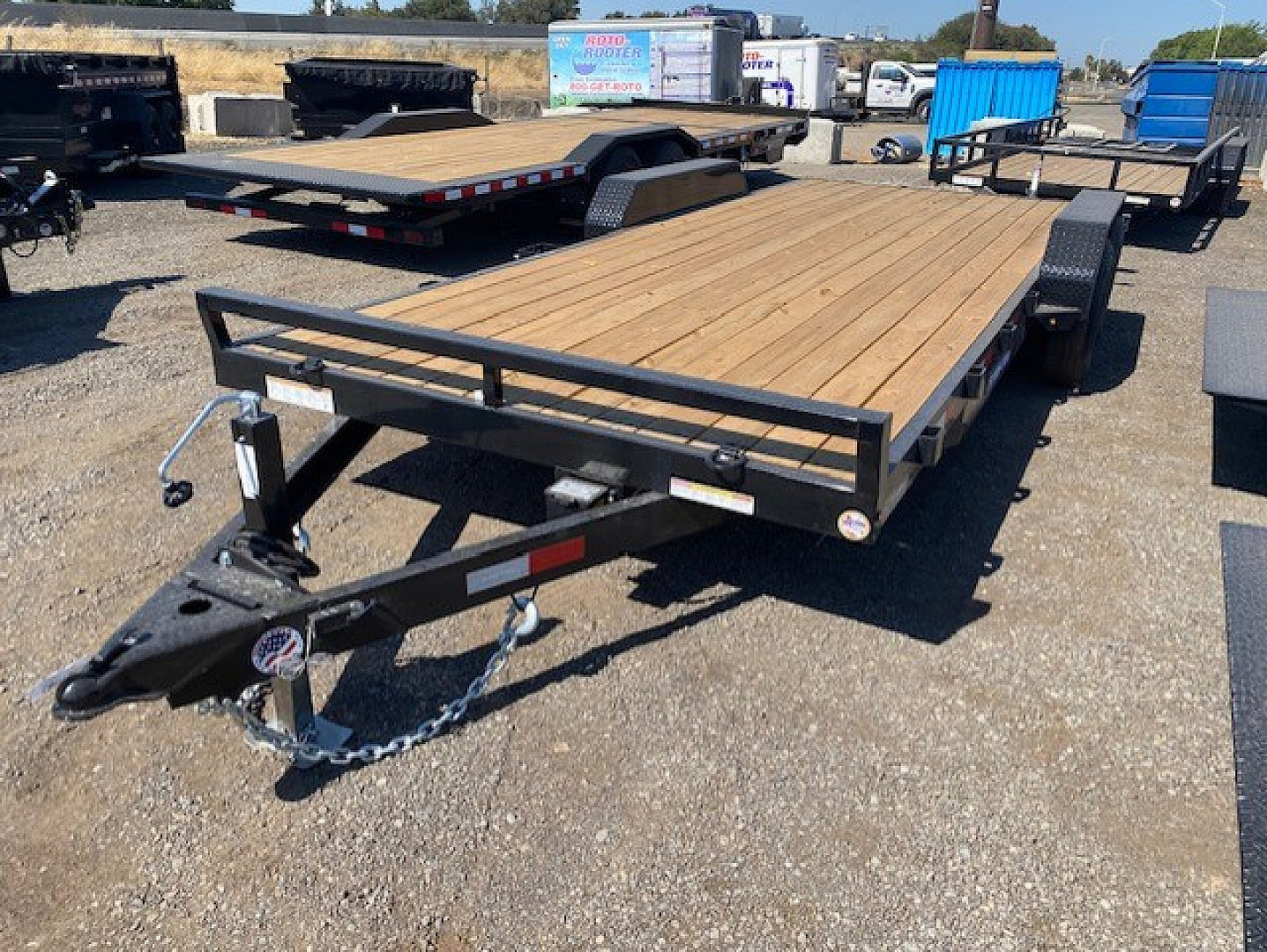 New 7x20 (18+2) Tandem Axle 10K C-Channel Car Hauler
