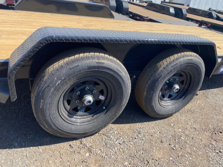 New 7x20 (18+2) Tandem Axle 10K C-Channel Car Hauler