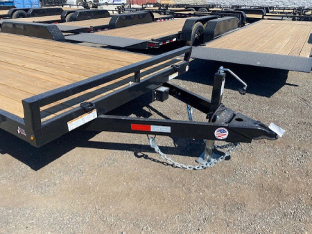 New 7x20 (18+2) Tandem Axle 10K C-Channel Car Hauler
