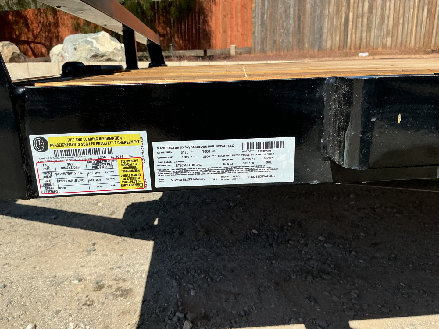 New 7x18 Tandem Axle 7K Car Hauler