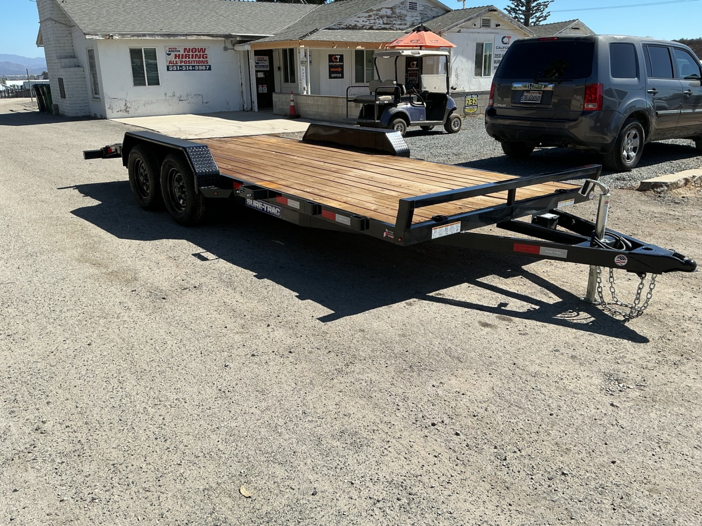 New 7x18 Tandem Axle 7K Car Hauler